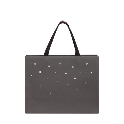 Premium Kraft Bag with shiny rhinestones